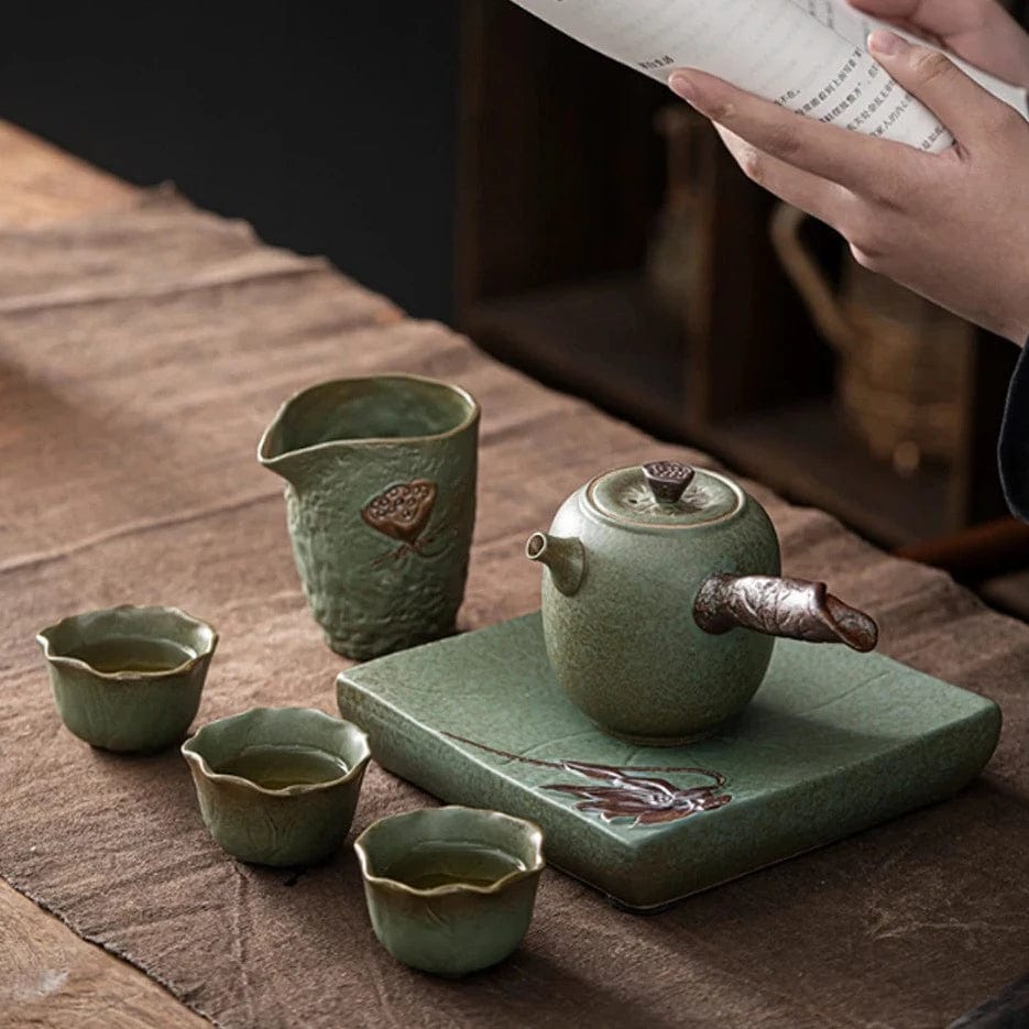 TEA TIME ESSENTIALS TEA Tranquil Essence - Household Ceramic Tea Set