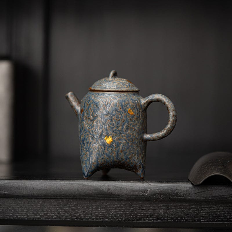 TEA TIME ESSENTIALS TEA Vintage Bronze Glaze Japanese Wangchuan Teapot Collection