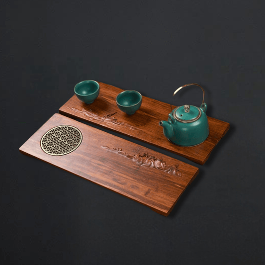 TEA TIME ESSENTIALS TEA "Vintage Fanwood" Bamboo Tea Tray