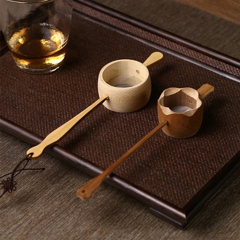 TEA TIME ESSENTIALS TEA Vintage Japanese Style Bamboo Tea Ceremony Strainer