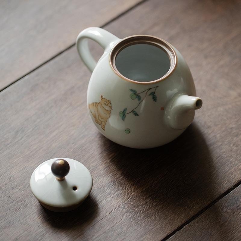 TEA TIME ESSENTIALS TEA Vintage Ru Porcelain Tea Pot Collection