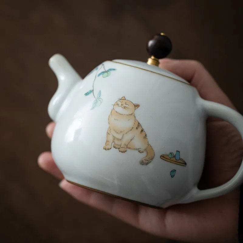 TEA TIME ESSENTIALS TEA Vintage Ru Porcelain Tea Pot Collection