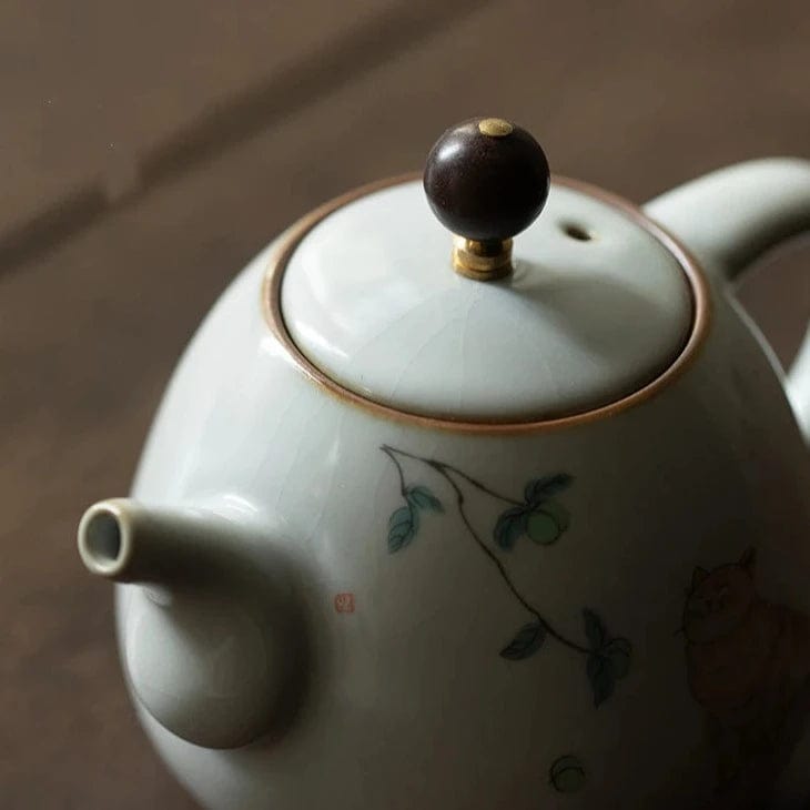 TEA TIME ESSENTIALS TEA Vintage Ru Porcelain Tea Pot Collection