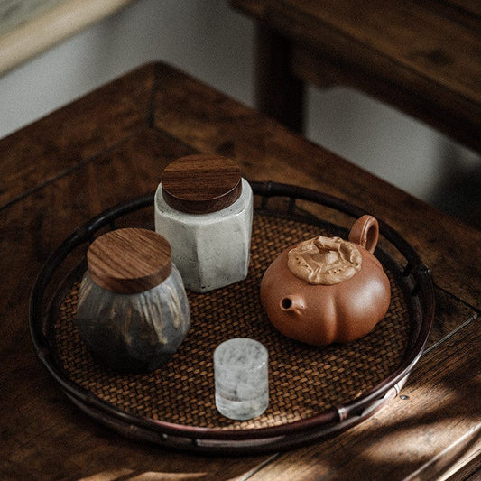 TEA TIME ESSENTIALS TEA Vintage Zen Ceramic Tea Pot