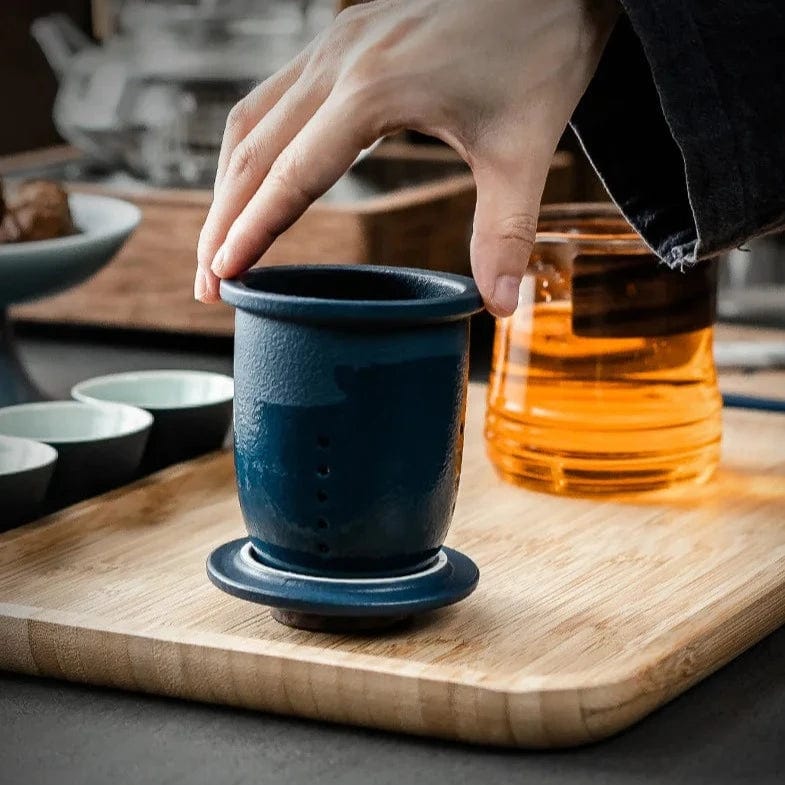 TEA TIME ESSENTIALS TEA Wanderlust Glass Kung Fu Teapot Set