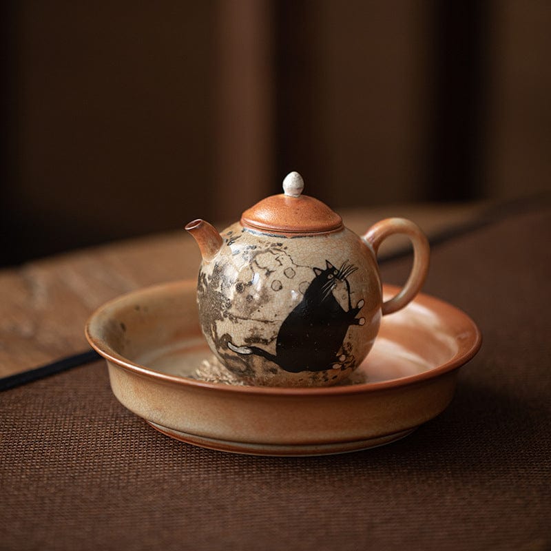 TEA TIME ESSENTIALS TEA Xiuyuan Cat Pomegranate Teapot