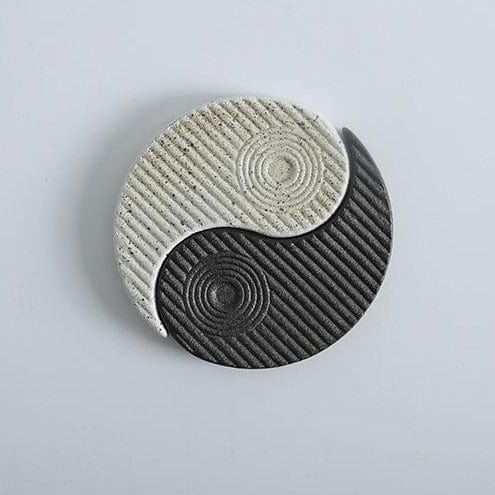 TEA TIME ESSENTIALS TEA Yin Yang Yin Yang Ceramic Tea Coaster