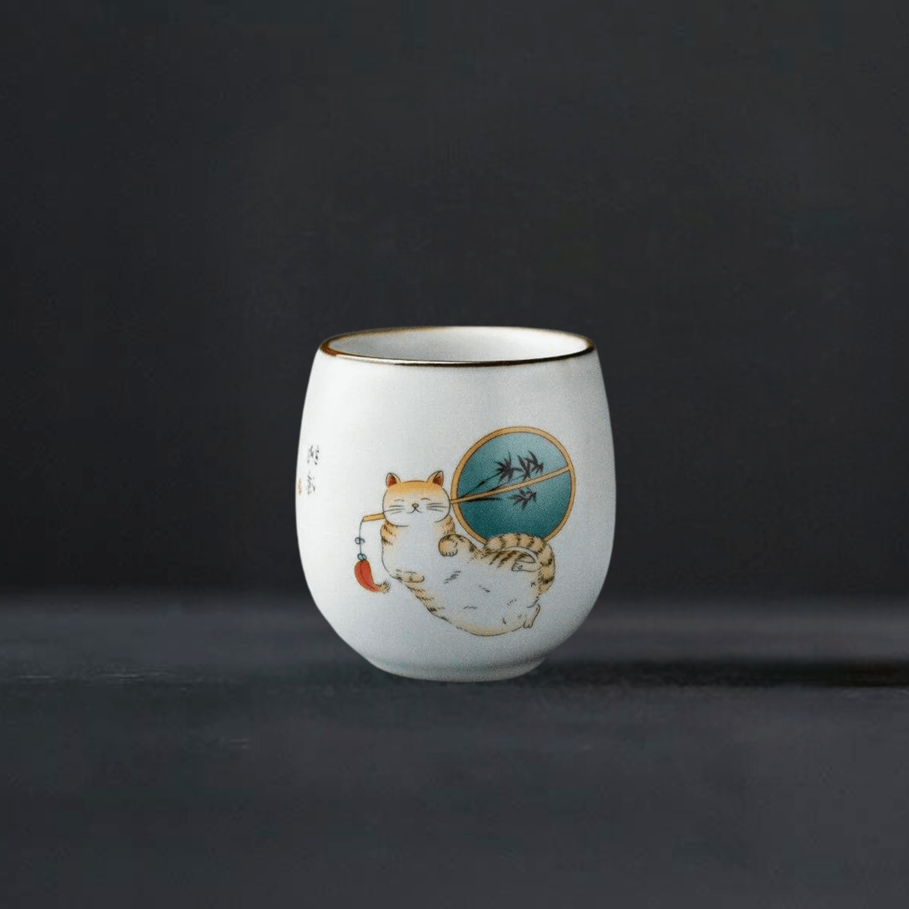 TEA TIME ESSENTIALS TEA Yuanrong Cup Vintage Ru Porcelain Teacup