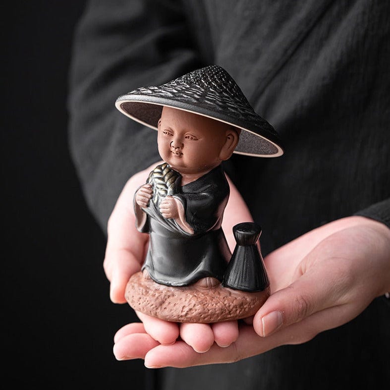 TEA TIME ESSENTIALS TEA Zen Harmony Little Monk Tea Filter Ornament