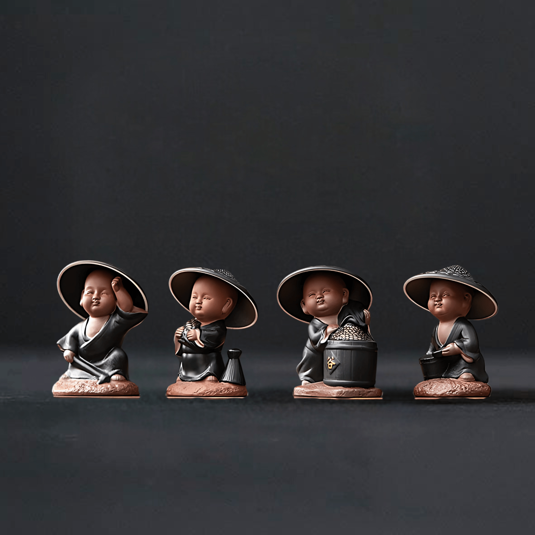 TEA TIME ESSENTIALS TEA Zen Harmony Little Monk Tea Filter Ornament
