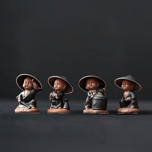 TEA TIME ESSENTIALS TEA Zen Harmony Little Monk Tea Filter Ornament