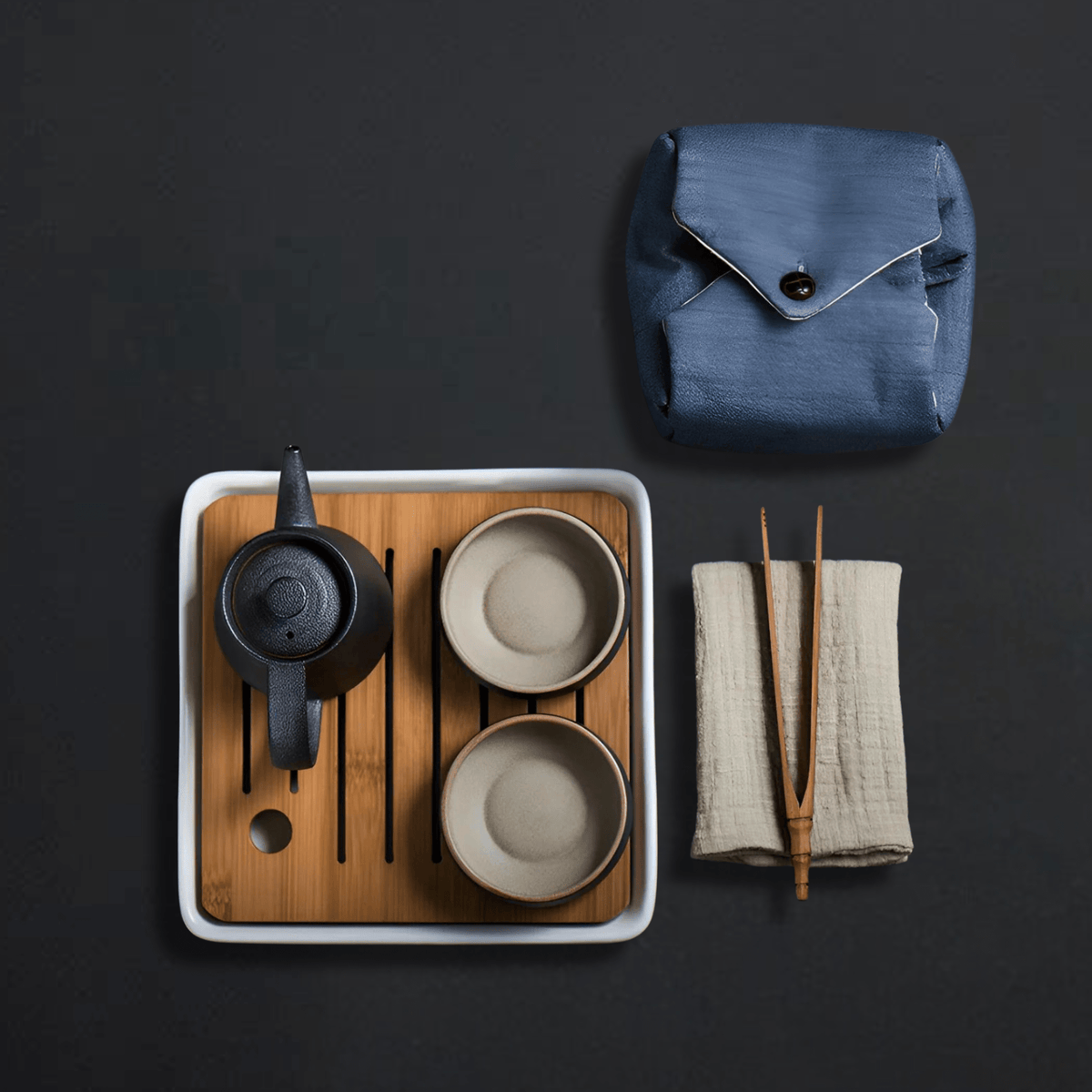 Zen Tea Ritual Set Zen Harmony Stoneware Ceremony Tea Set – TEA TIME ESSENTIALS