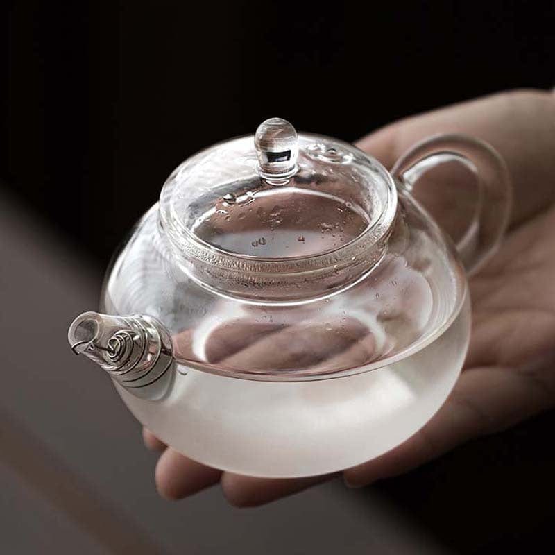 TEA TIME ESSENTIALS Teapot Xi Shi Pot Cloud Mist Xi Shi Glass Pot